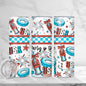 Party In The USA 20oz Skinny Tumbler Sublimation Print