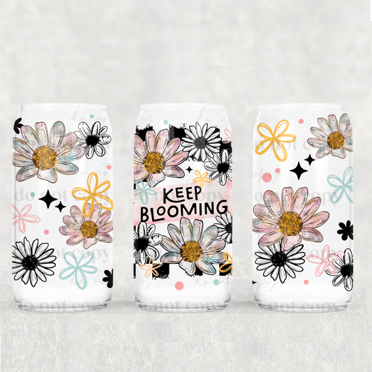 Keep Blooming Uv Dtf Wrap Double Sided