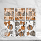 Autumn Leaves & Pumpkins Please 20oz Skinny Tumbler Sublimation Print