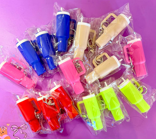 15-Piece Mini Tumbler Keychain Bundle – Limited Deal (Only 1 Available!)