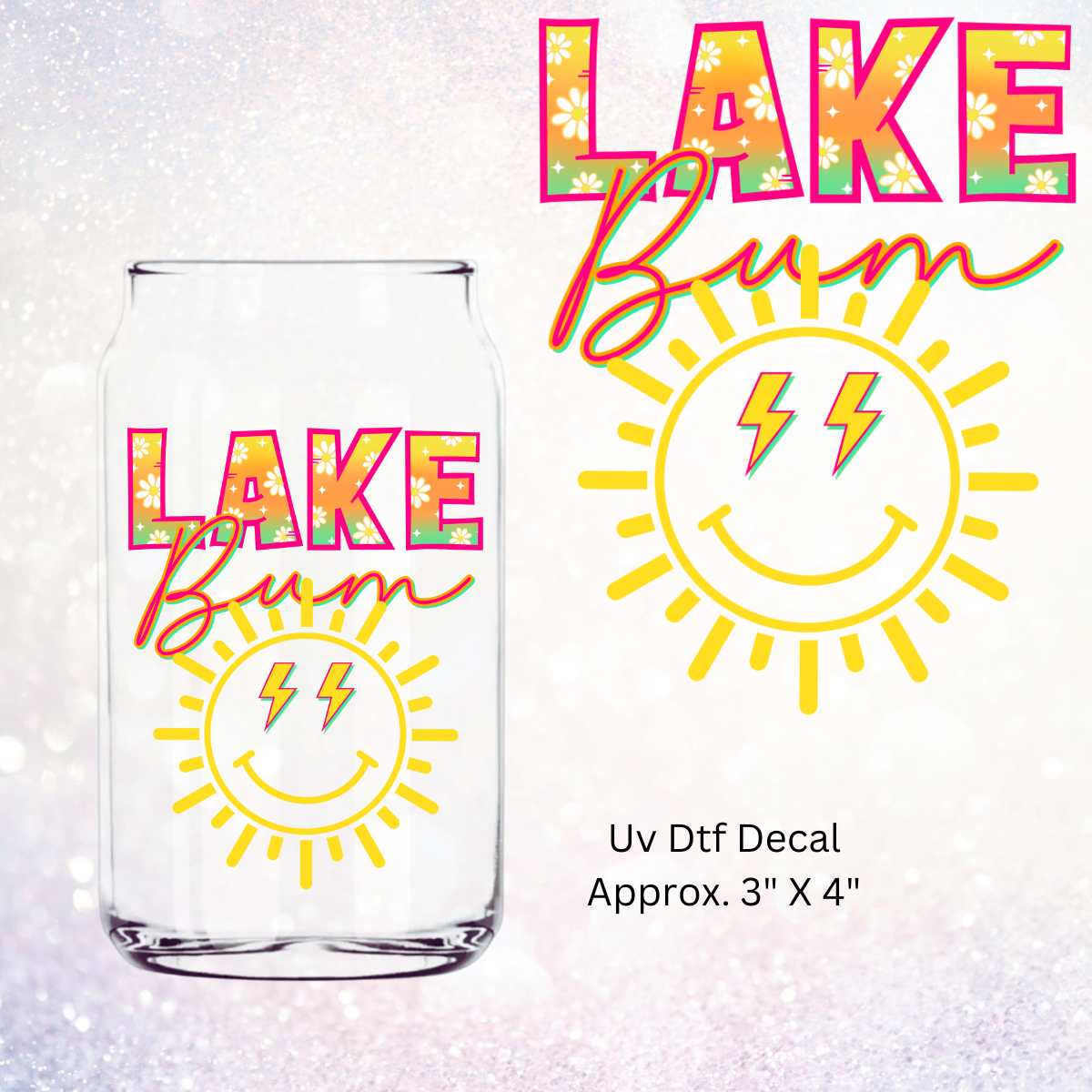 Uv Dtf Decal Lake Bum