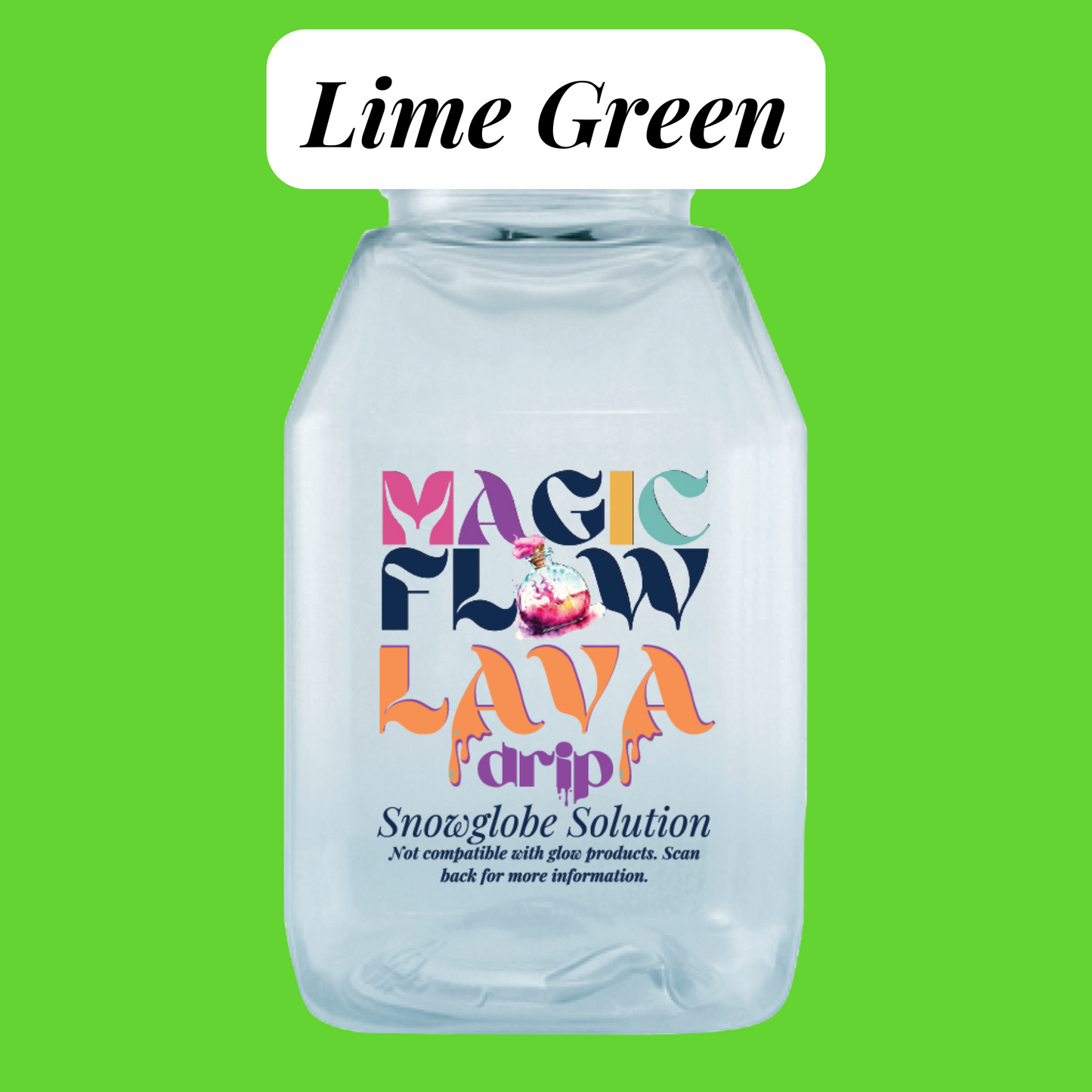 Magic Flow Lava Drip – Lava Tumbler Snow Globe Solution 8oz