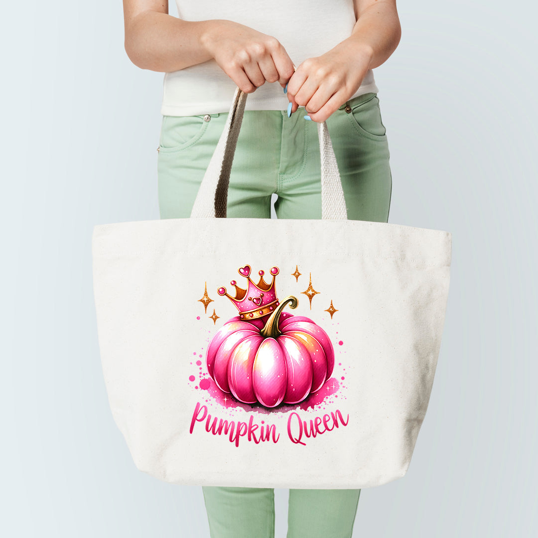 Pumpkin Queen Tote Bag Sublimation Print