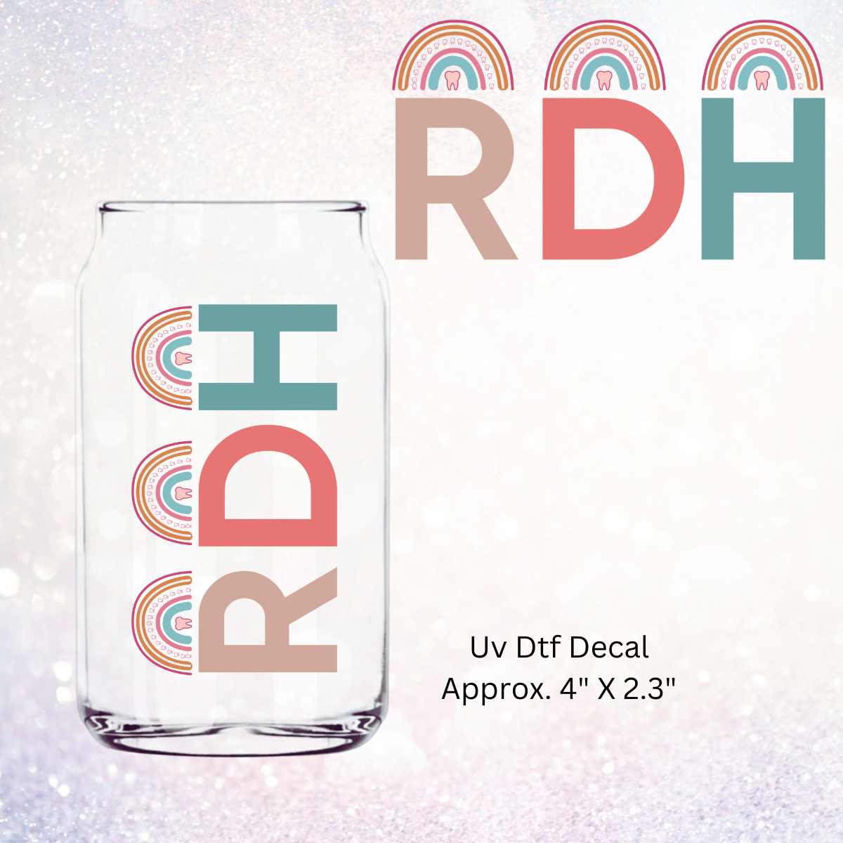 Uv Dtf Decal RDH | Dental Hygienist