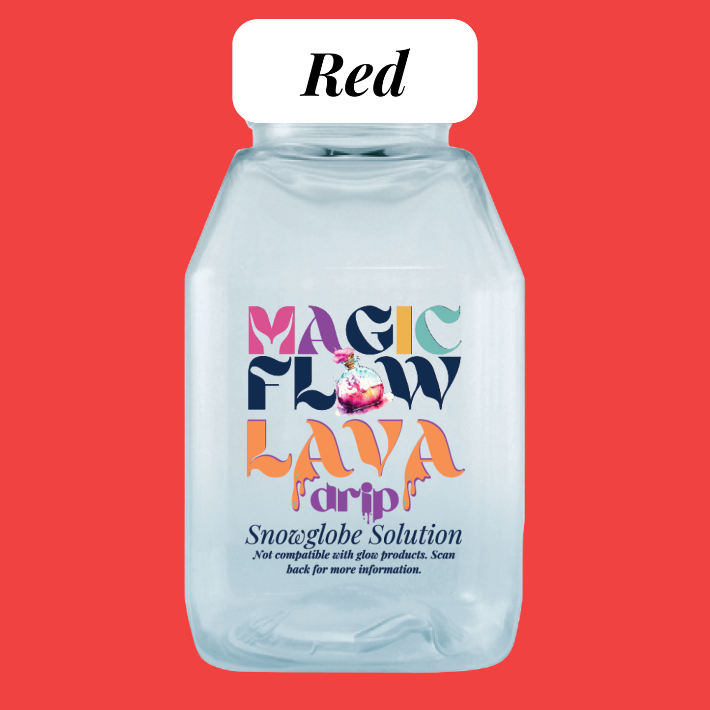 Magic Flow Lava Drip – Lava Tumbler Snow Globe Solution 8oz