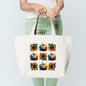 Sunflowers & Pumpkins Tote Bag Sublimation Print
