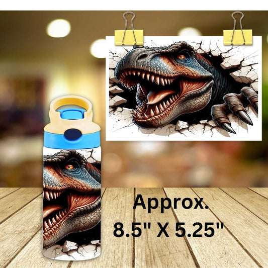 T Rex DinosaurSublimation Print 12oz