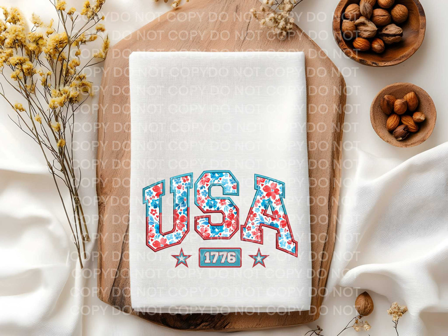 USA 1776 Towel Sublimation Print