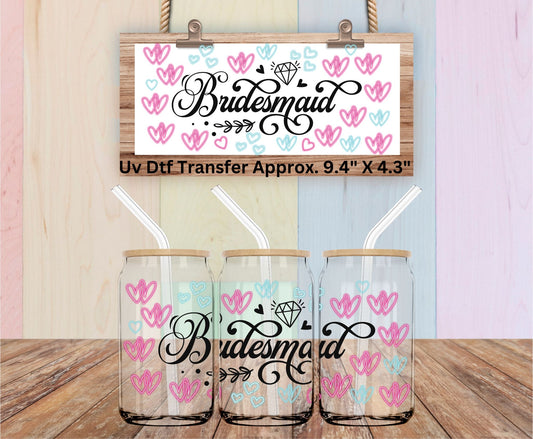 Uv Dtf Wrap Bridesmaid | Double Sided