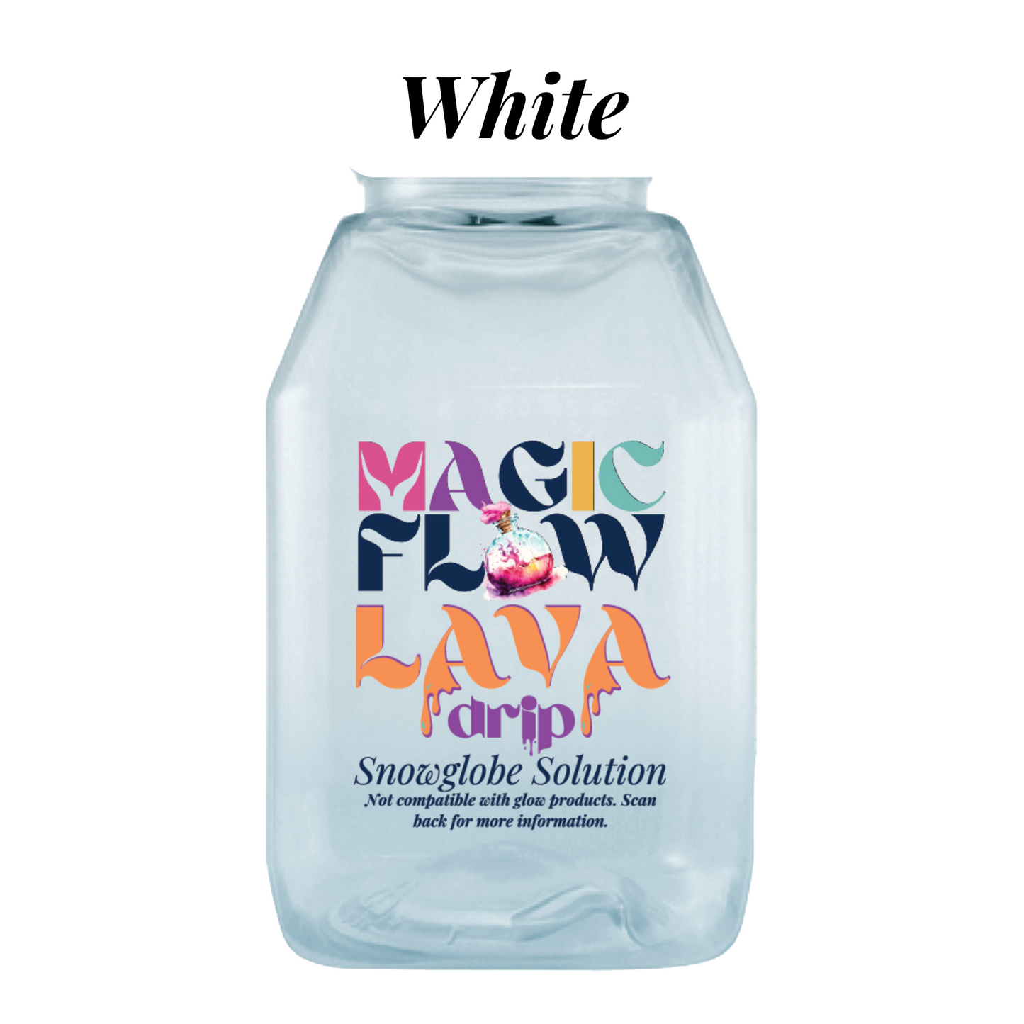 Magic Flow Lava Drip – Lava Tumbler Snow Globe Solution 8oz