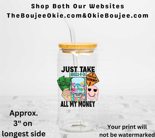 Adults R Us UV DTF Decal Double Sided