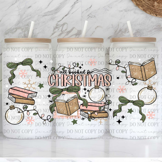 ✨ All Booked for Christmas – Semi-Exclusive UV DTF Wrap ✨
