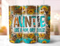 Way Cooler Auntie 20oz Skinny Tumbler Sublimation Print