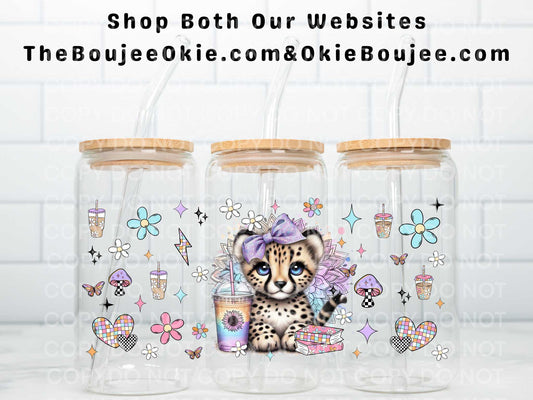 Baby Leopard Double Sided Uv Dtf Wrap