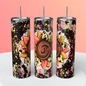 Be Brave Sunflower 20oz Skinny Tumbler Sublimation Print