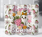 Berry Scary Cute Ghostie 20oz Skinny Tumbler Sublimation Print