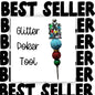 Fancy Beaded Glitter Poker Tool-Be The Light