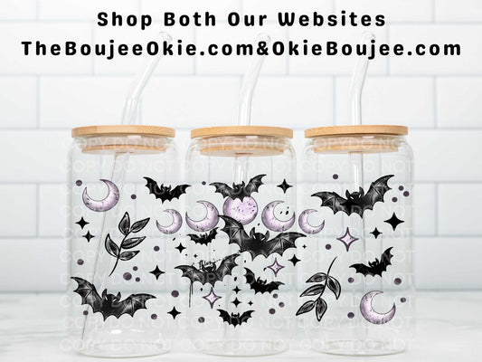 Moons & Bats Uv Dtf Wrap Double Sided