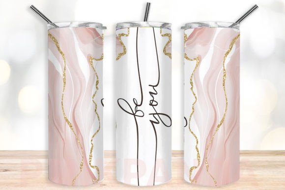 Be You 20oz Skinny Tumbler Sublimation Print