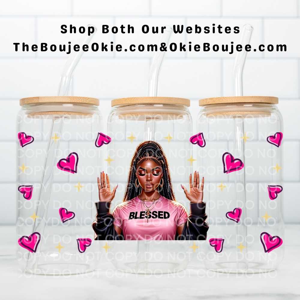 Blessed Uv Dtf Cup Wrap Double Sided
