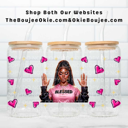 Blessed Uv Dtf Cup Wrap Double Sided
