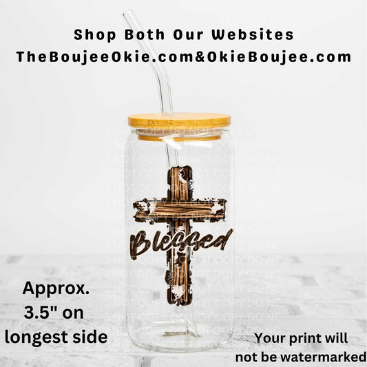 Blessed Uv Dtf Decal