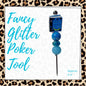 Fancy Beaded Glitter Poker Tool-Book Lover