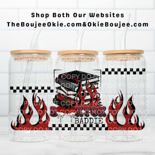 BookTok Baddie Uv Dtf Cup Wrap Double Sided