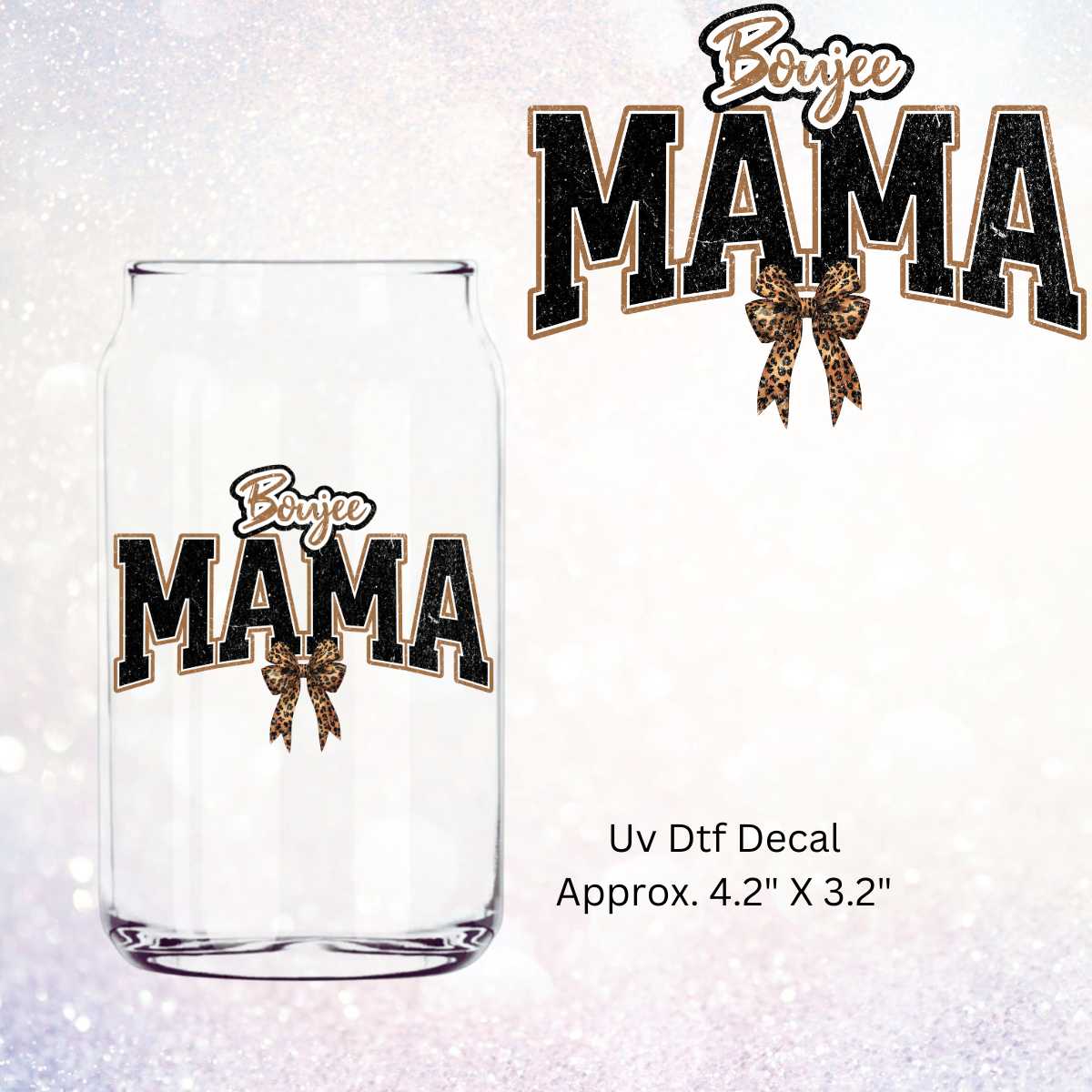 Uv Dtf Decal Boujee Mama – The Boujee Okie