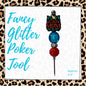 Fancy Beaded Glitter Poker Tool-Cat Mom