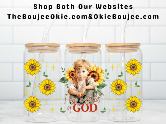 Little Boy Child of God Double Sided Uv Dtf Wrap