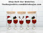 Christmas Wine Uv Dtf Wrap
