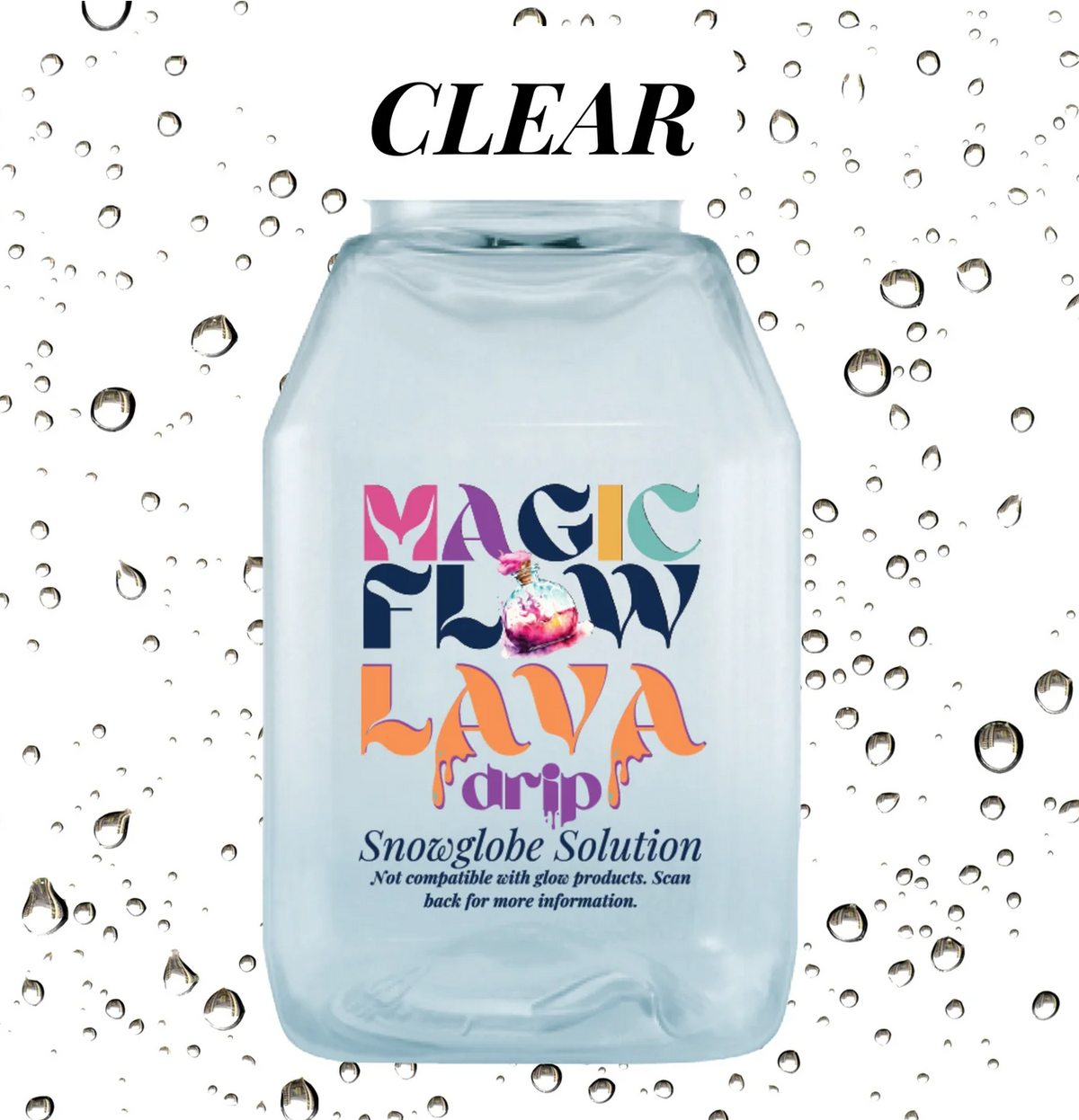 Magic Flow Lava Drip – Lava Tumbler Snow Globe Solution 8oz