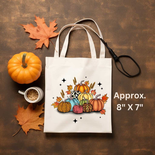 Beautiful Colorful Fall Pumpkins Sublimation Print