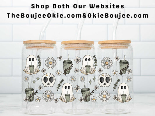 Cottage Core Ghost Uv Dtf Wrap Double Sided