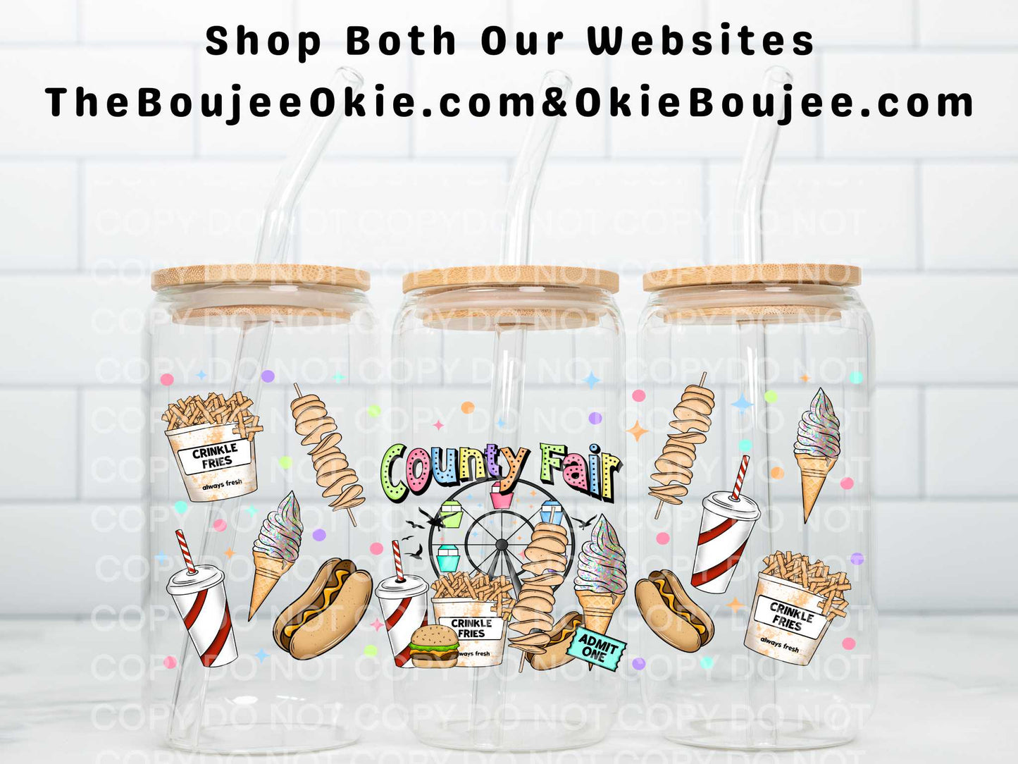 County Fair Double Sided Uv Dtf Wrap