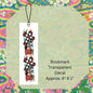 Crosses Design Single-Sided UV DTF Bookmark Decal