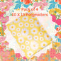 Pack of 4 Polymailers~Daisies Design~10 X 13