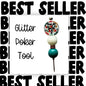Fancy Beaded Glitter Poker Tool-Dance Like Frosty