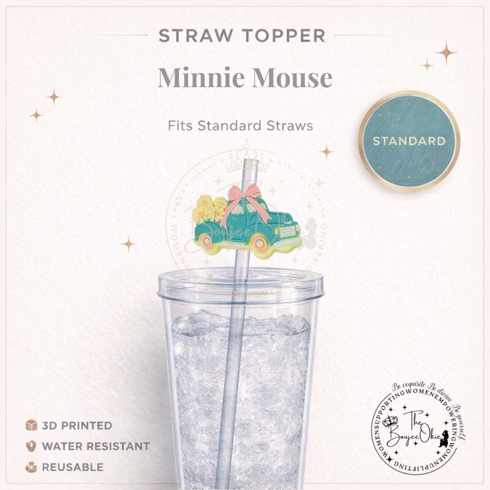 Dandelion Truck Straw Topper For Standard Straws