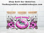 Donut Pool Float Skeleton Donut Disturb Uv Dtf Wrap Double Sided