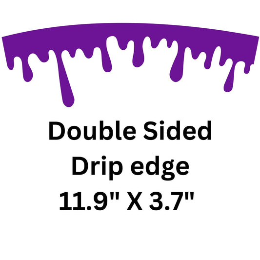 Uv Dtf Wrap Purple Drip Edge | Double Sided