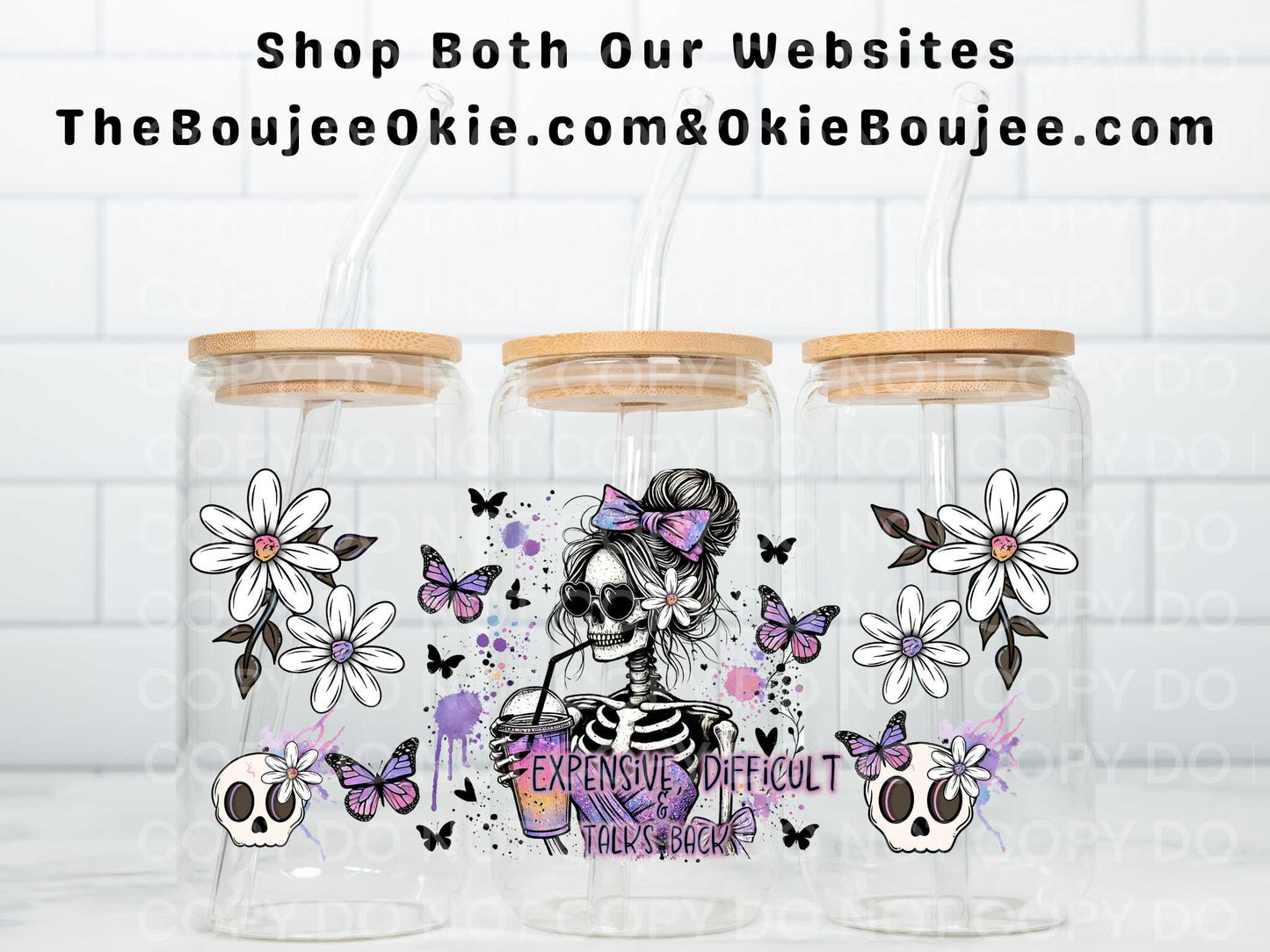 Expensive Difficult & Talks Back Double Sided Uv Dtf Wrap