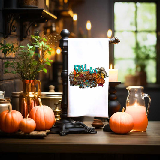 Fall For Jesus Towel Sublimation Print