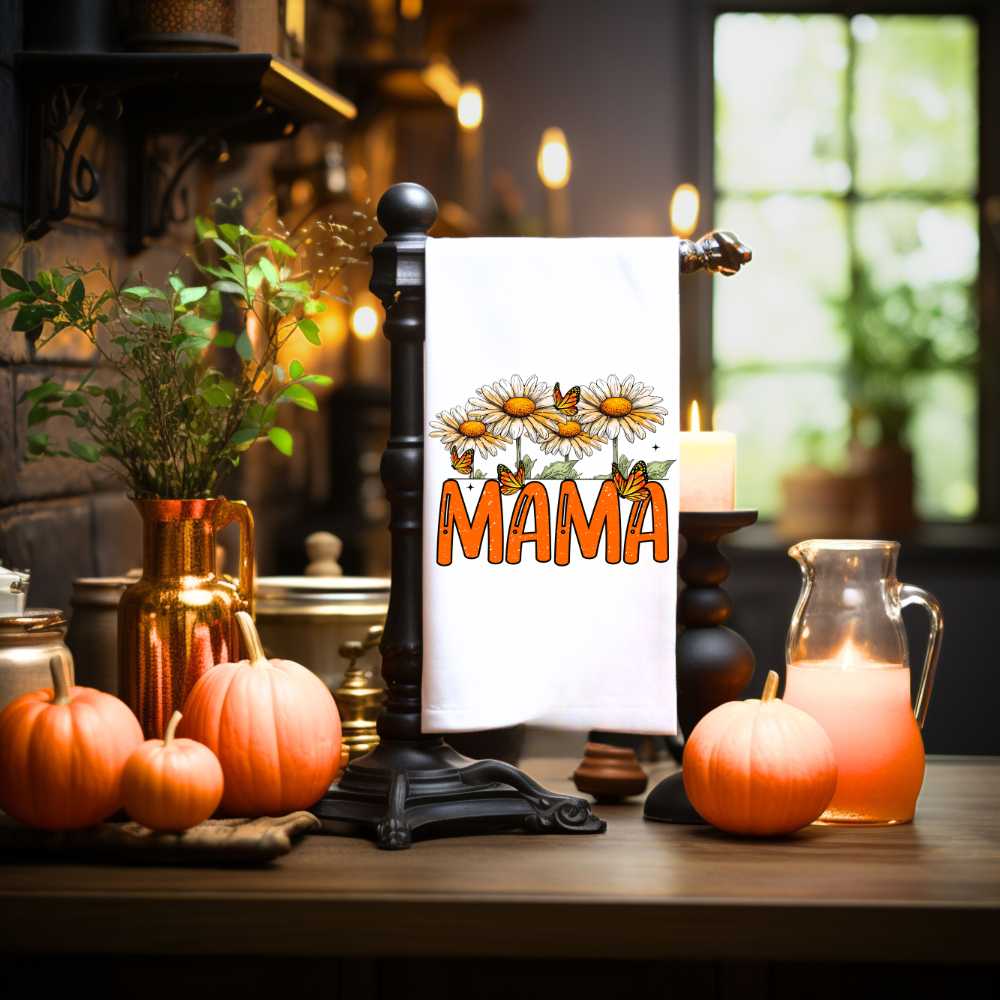 Fall Mama Towel Sublimation Print