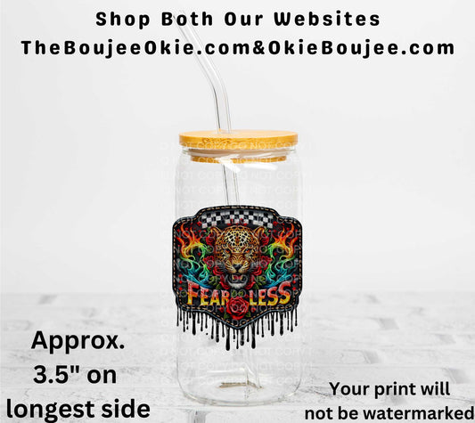 Fearless Faux Patch UV DTF Decal Double Sided