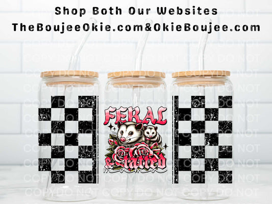 Feral & Tatted Double Sided Uv Dtf Wrap