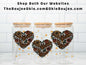 Sunflower Floral Bat Hearts Uv Dtf Wrap Double Sided