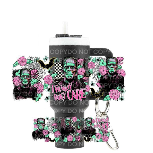 Frankly I Don't Care Uv Dtf Wrap For Mini Tumbler Keychains