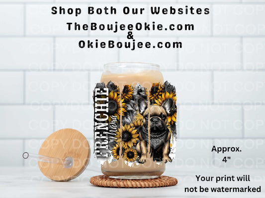 Frenchie Mama UV DTF Decal Double